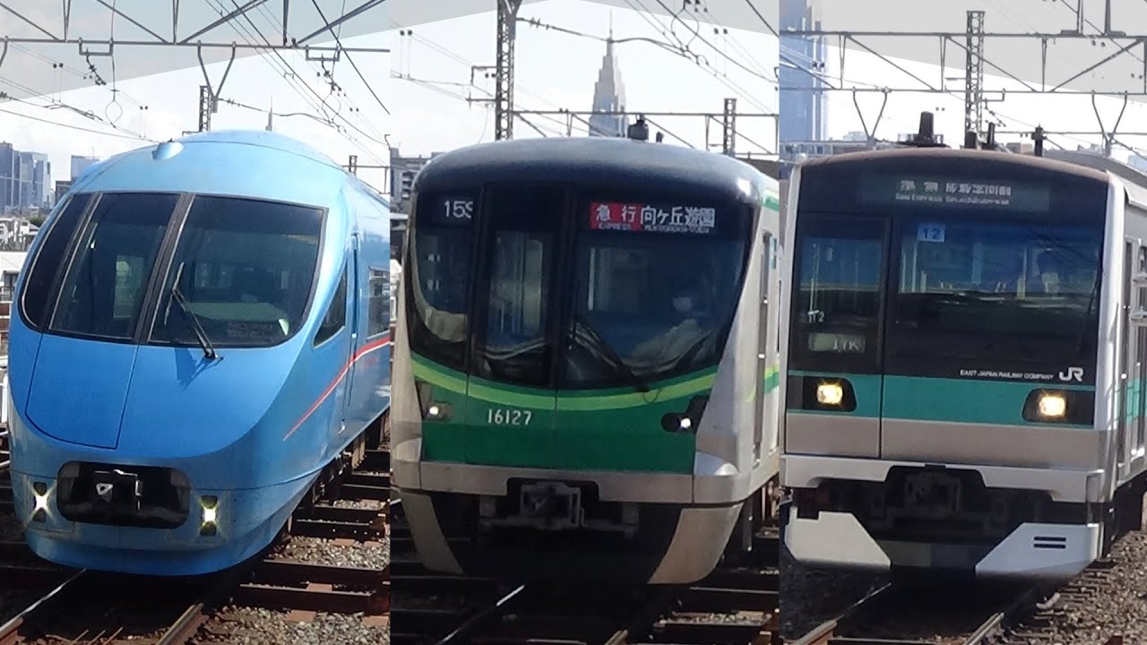 【代々木上原】東京メトロ千代田線 走行シーン集 Tokyo Metro Chiyoda Line Train Driving Scene Collection