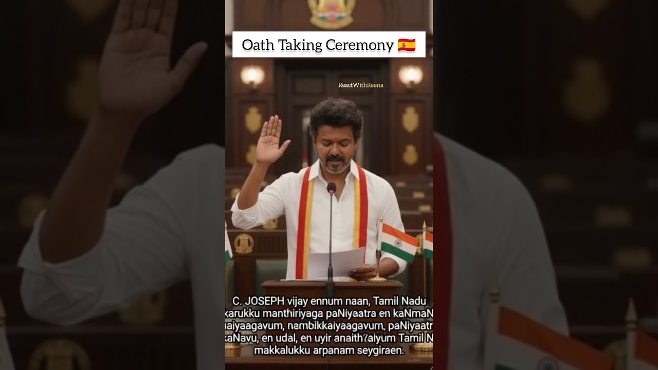 vijay oath ceremony #vijayspeech #vijay #tvk #oathceremony #live #election #ytshorts #viralvideo