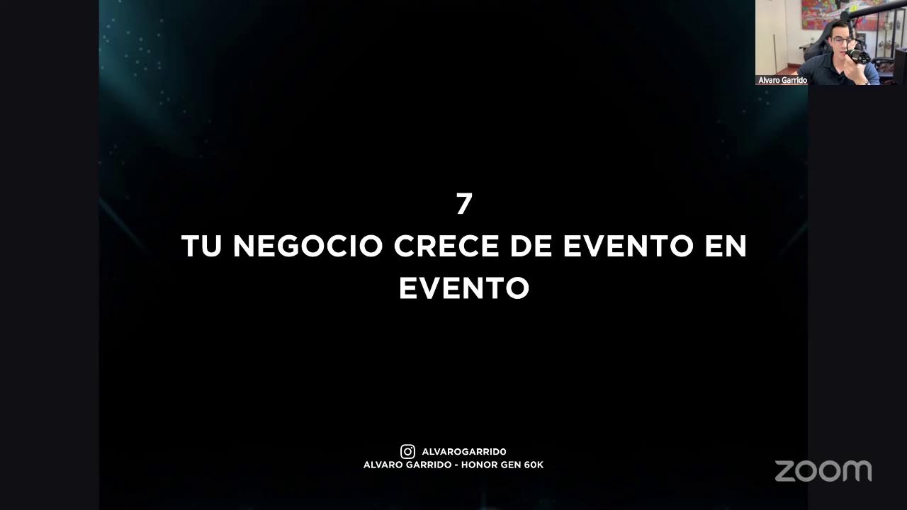 7 Puntos para ser Gen10k. Alvaro GARRIDO