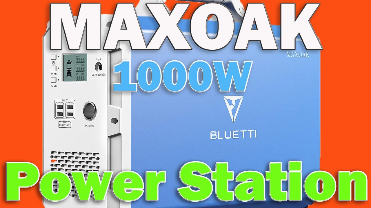 MAXOAK Portable Power Station 2400Wh/1000W EB240 Solar Generator,for Outdoor Camping Van Home Use