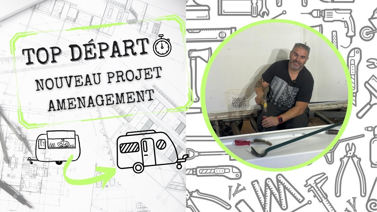 Début d'une nouvelle aventure : Transformation d'une remorque en caravane off road 🛠️