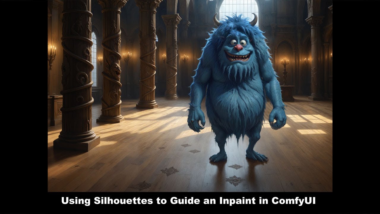 Using Silhouettes to Guide InPainting in ComfyUI