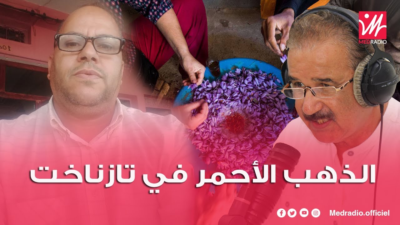 الزعفران ماكاينش غير في تالوين.. تازناخت منطقة الذهب الأحمر على برنامج صوت البادية