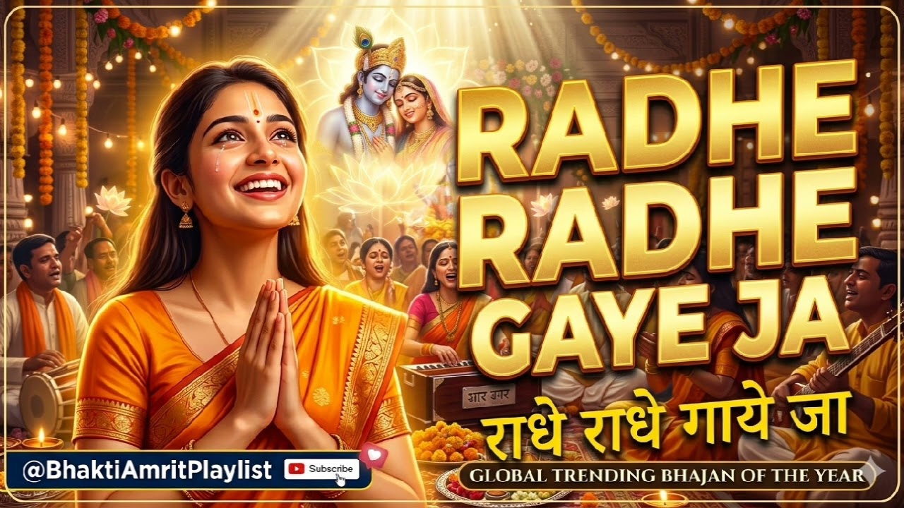Radhe Radhe Gaye Ja | Most Peaceful Krishna Bhajan 2026 | #trending #bhajan #radhakrishna #sitaram