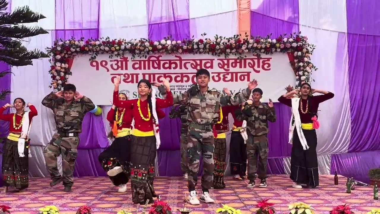 Dance performed by grade 8 students of spring dell academy nepalgunj banke