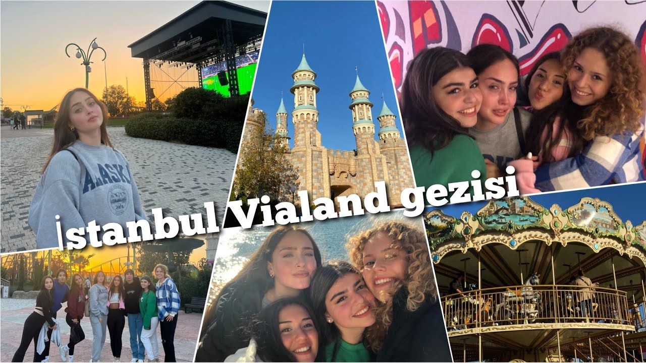 İSTANBUL VİALAND GEZİSİ🏰/nefes kesene bindik,Nisa 360'da bayıldı...Rana Işıl