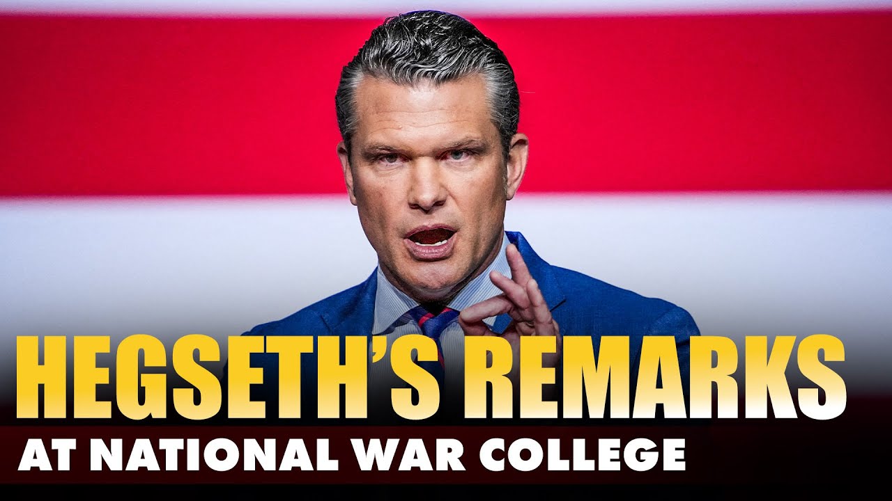 LIVE: Defense Secretary Pete Hegseth Announces Changes to Pentagon's Weapons Acquisition