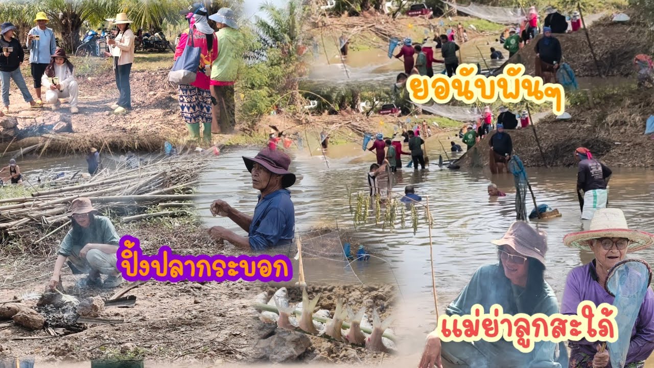 ไอศครีมปลาปิ้งข้าวเหนียวร้อนๆในป่า