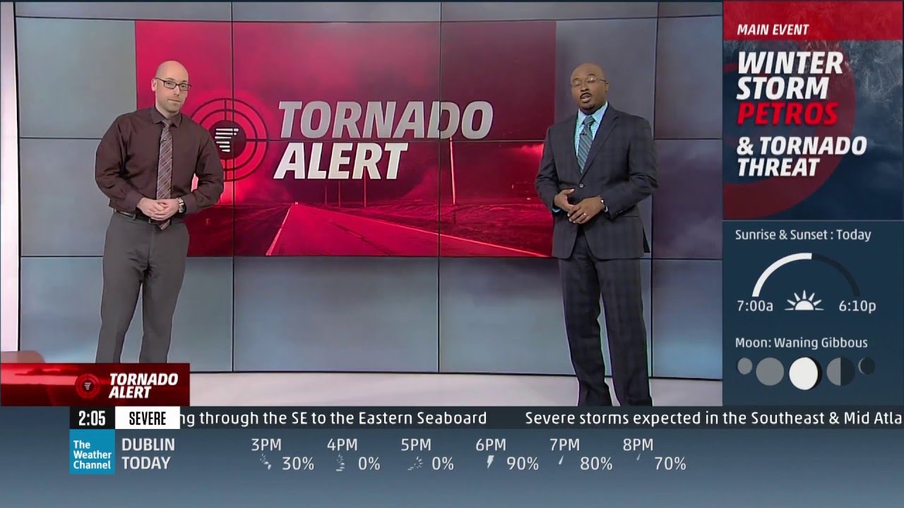 2/24/16 Tornado Coverage - The Weather Channel