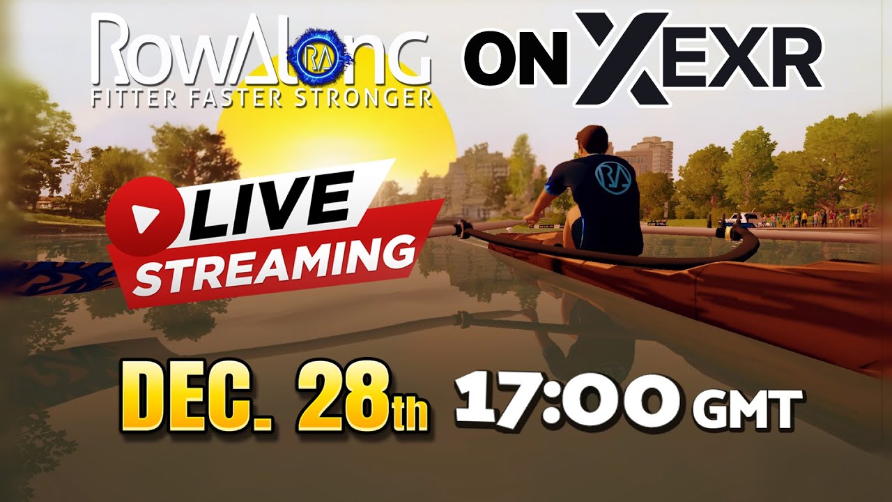 🔴 LIVE 30 Minute Group Row: 28th December  17:00 GMT -  All Levels -  Any Rowing Machine