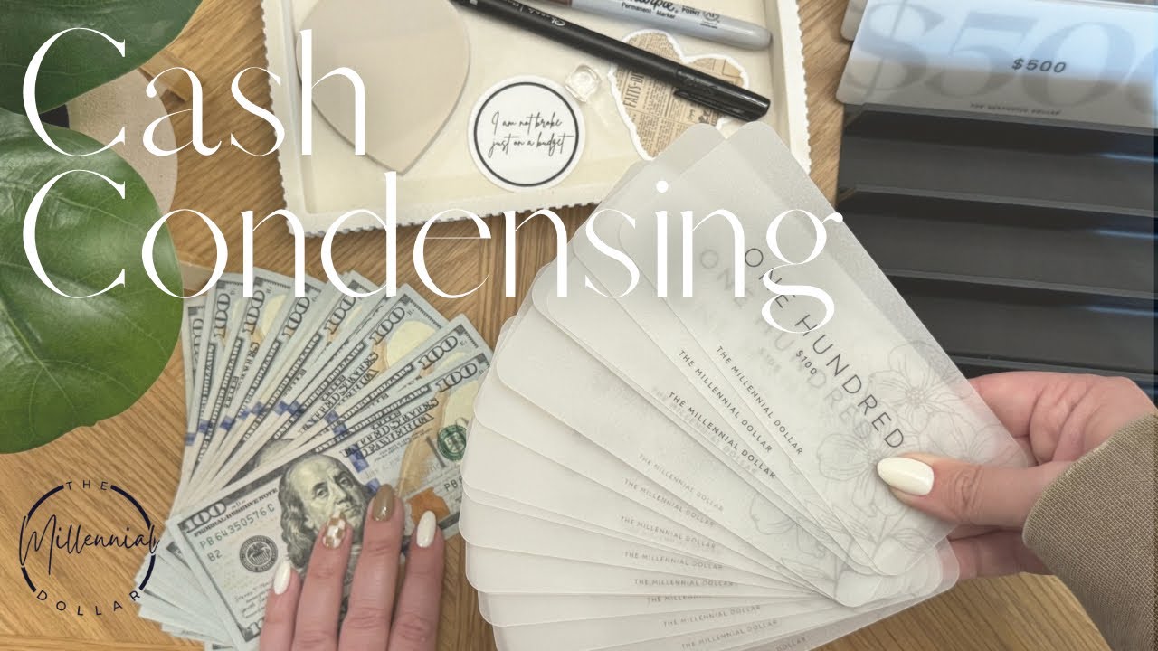 How I Cash Condense My Envelopes | June 2024