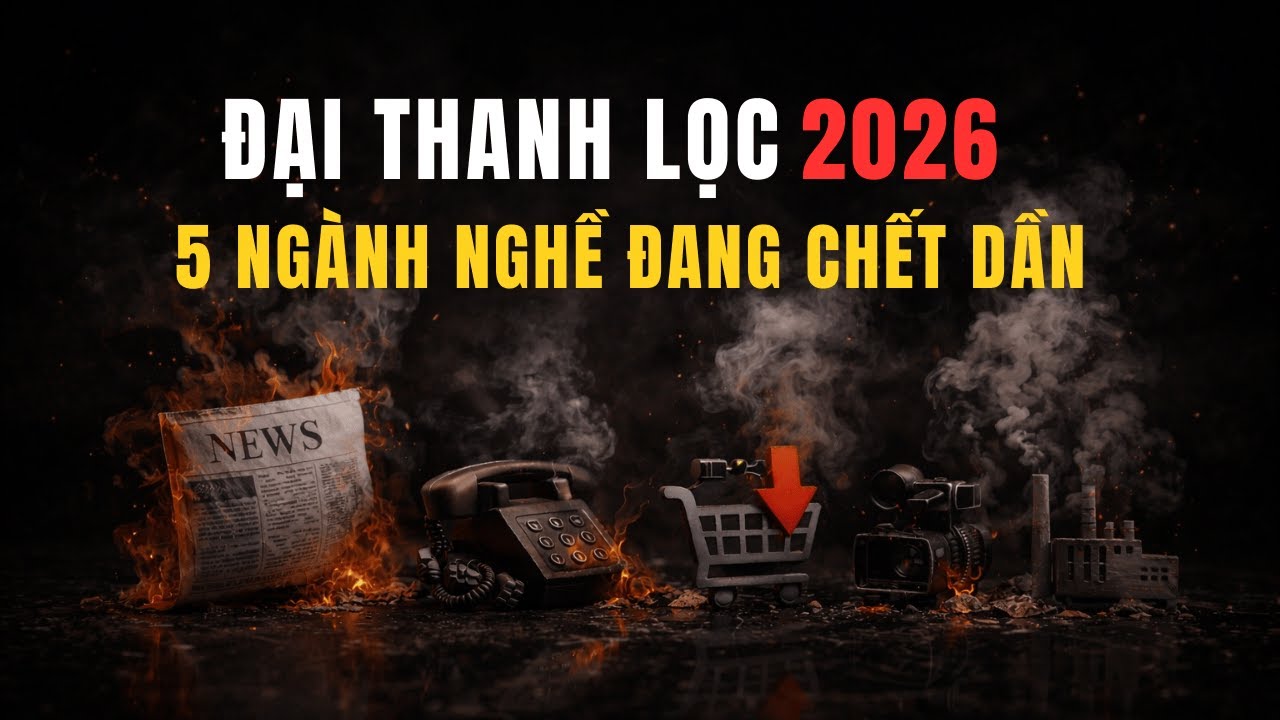 THẾ CỜ SINH TỒN : ĐẠI THANH LỌC 2026 - 5 NGÀNH NGHỀ ĐANG CHẾT DẦN, BẠN CÓ TRONG ĐÓ?