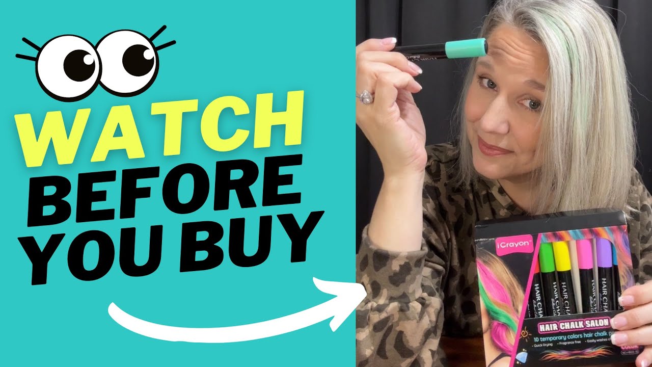 Review of temporary hair chalks 