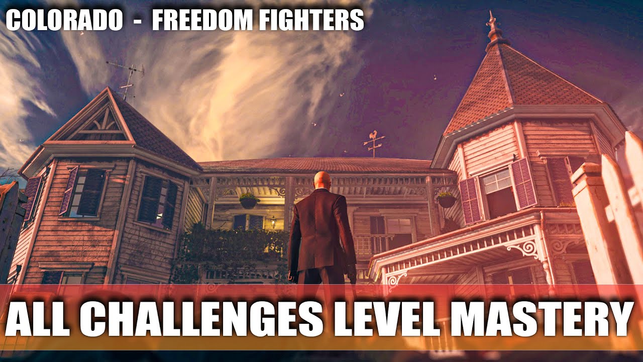 HITMAN 3 Colorado All Challenges Mastery Level 20 Easy Walkthrough - Freedom Fighters