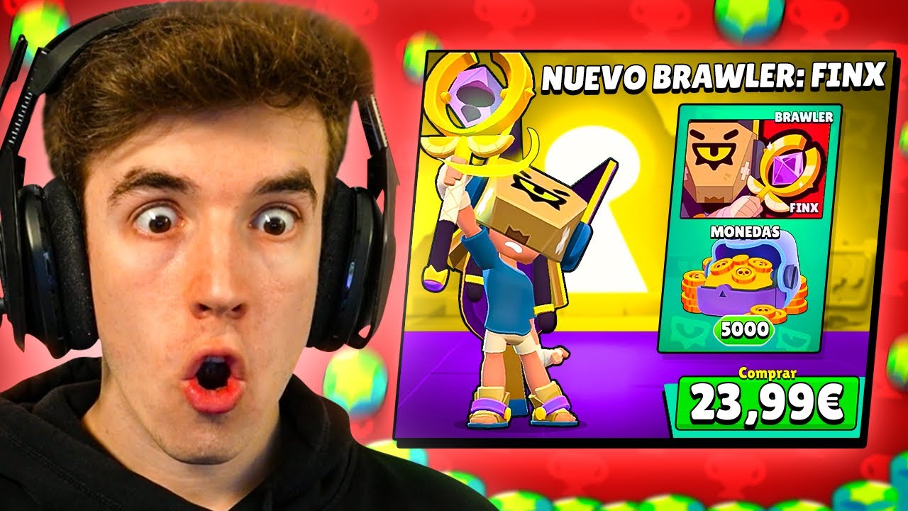 COMPRO Y MAXEO a *FINX* NUEVO BRAWLER EGIPCIO de BRAWL STARS
