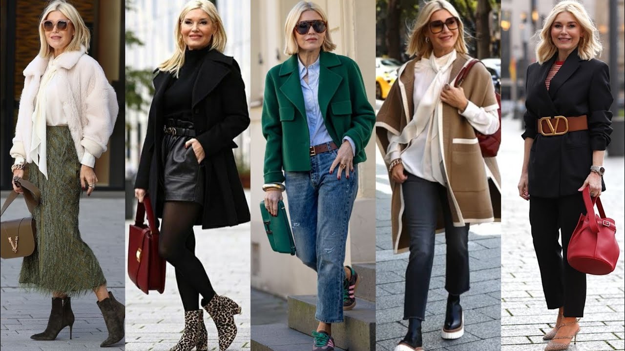 Natural Older Women OVER 50  | NewTrends Fashion For Women |winter/winter ☃️ ❄️ FallFashion 2026