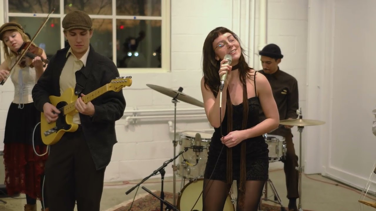 Corinne’s ‘Put your records on’ - bluegrass rendition by Samaria and company