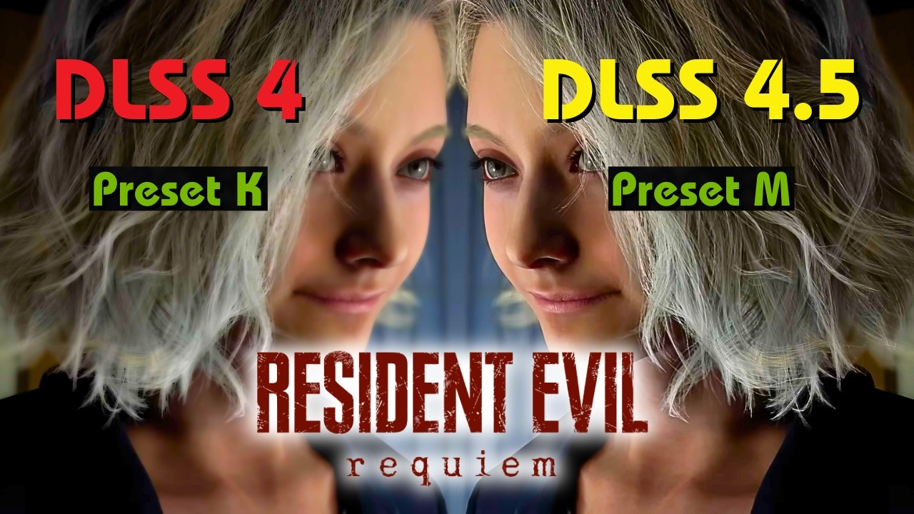 DLSS 4.5 vs 4.0 | RTX 4070 | 1440p | Resident Evil Requiem | DLAA, DLSS Q, DLSS B, DLSS P, DLSS UP