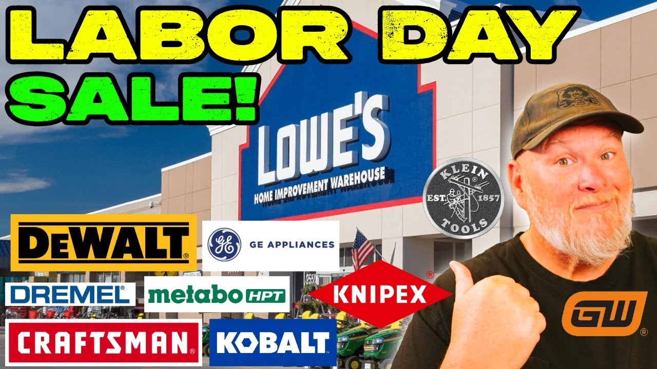 Huge Lowe's Labor Day Sale 2025! Tools, Storage, Appliances & More!