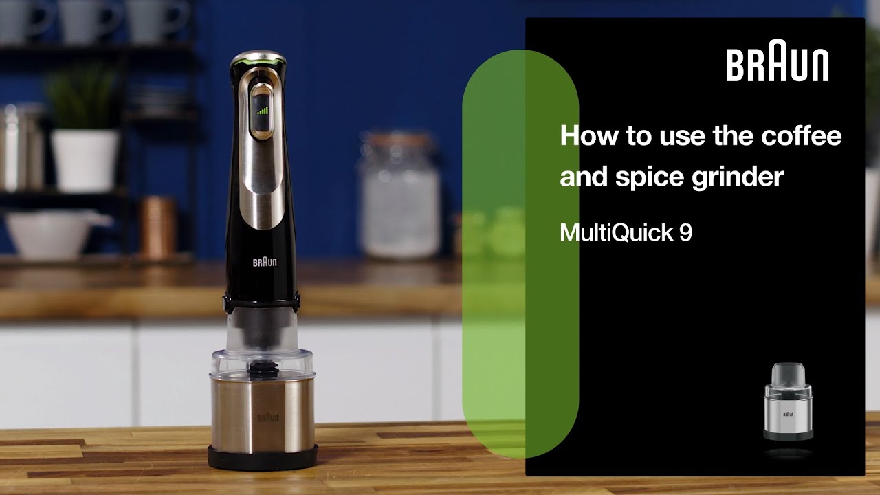 MultiQuick 9 | How to use the coffee and spice grinder