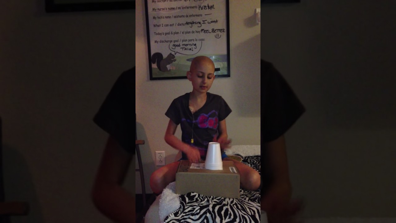 Talia Performing the Cup Song in the Hospital   TaliaJoy18 Unseen Video