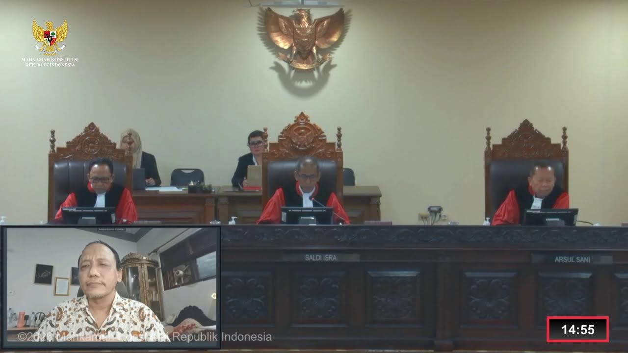 Sidang Perkara Nomor 32/PUU-XXIV/2026. Selasa, 27 Januari 2026.