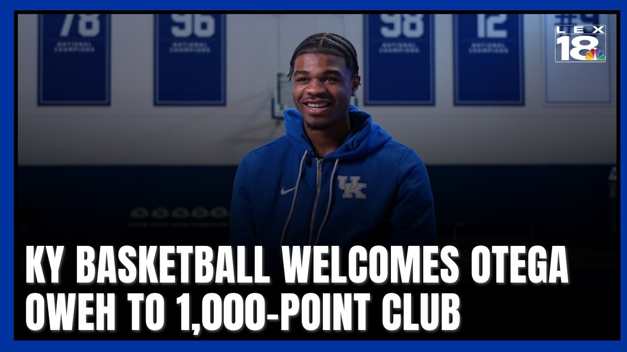 Kentucky basketball's all-time greats welcome Otega Oweh to 1,000-point club