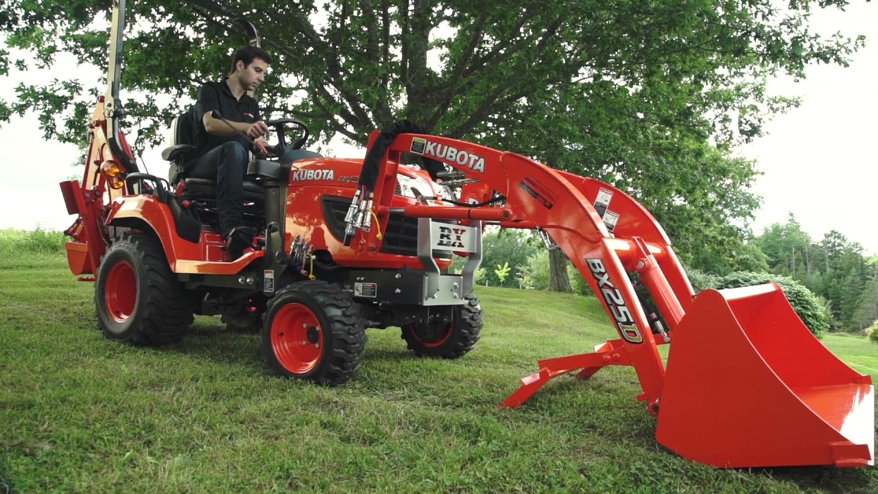 Kubota BX Tractor Front End Loader Removal & Installation
