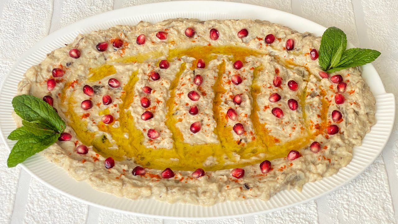 caviar d'aubergines , mtabbal syrien