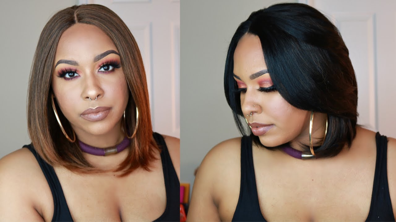 5 Mini Synthetic Wig Reviews | Outre The Daily Wig Salon Blowout Wig | TheHeartsandCake90