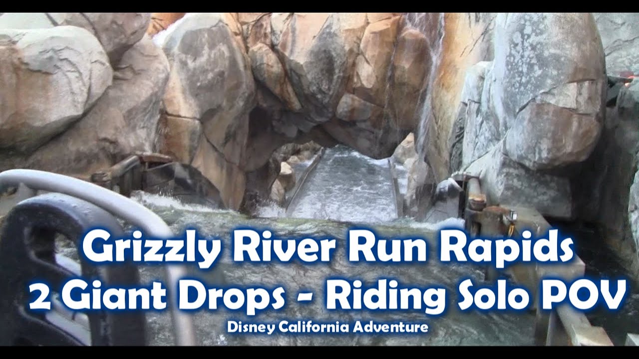 [HD] Grizzly River Run Rapids Ride - 2 DROPS! - Disneyland - California Adventure - Rapid Ride