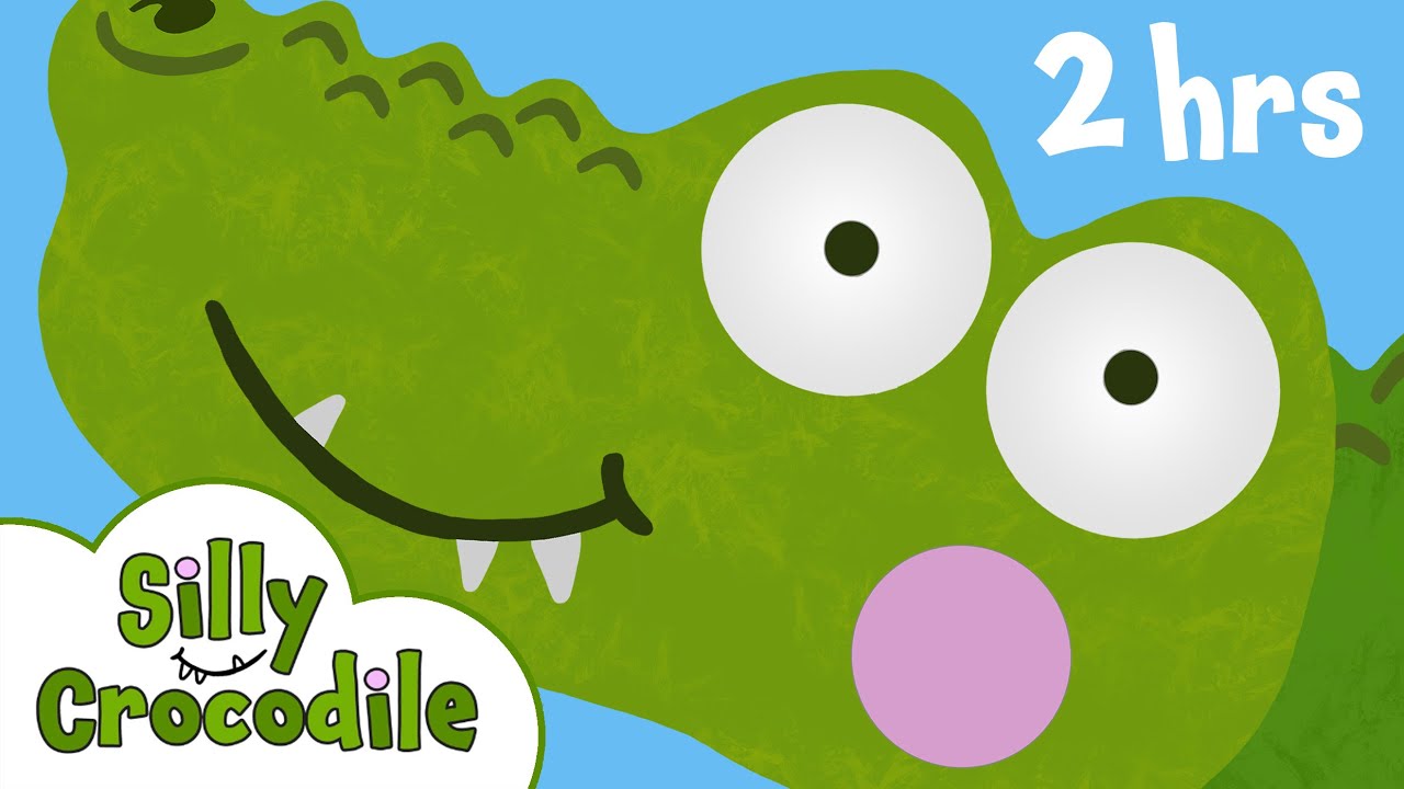 Silly Crocodile | 2 Hours of Crocodile Cartoons For Kids | Featuring Hiding Crocodile 2025