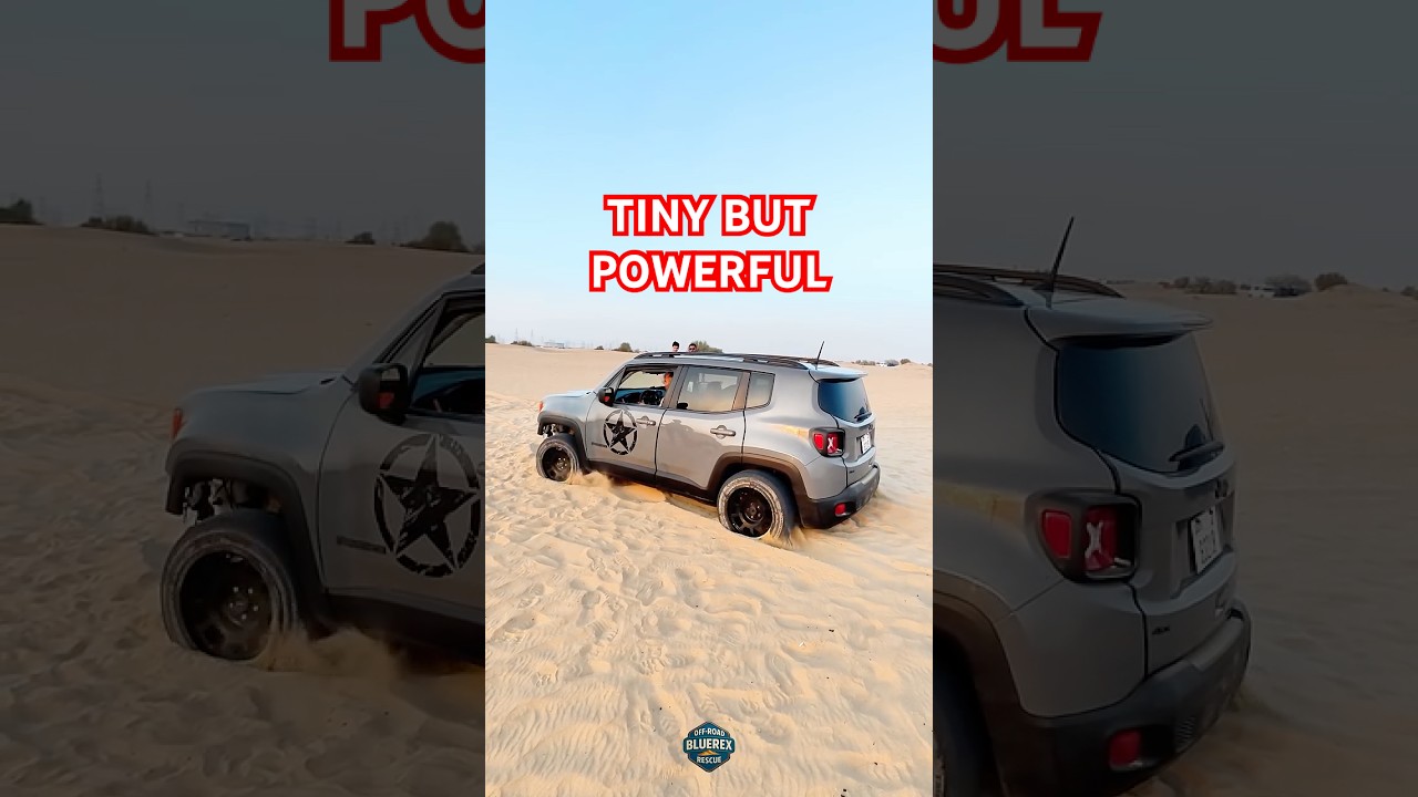 Episode 1 &ndash; Jeep Renegade stuck in sand #jeeprenegade  #jeep  #offroadrecovery