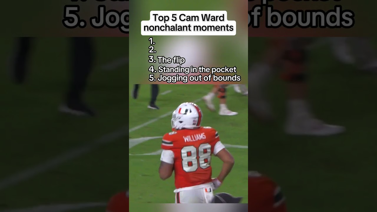 Top 5 Cam Ward nonchalant moments