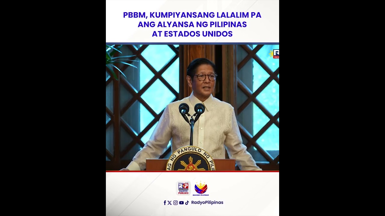 Commemorative logo, inilunsad; PBBM, tiwalang titibay pa ang ugnayang Pilipinas at Estados Unidos