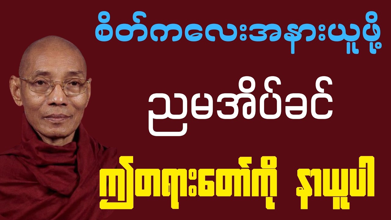 🙏စိတ်၏ထွက်ပေါက်🙏 တရားတော် #ပါချုပ်ဆရာတော်ဘုရားကြီး #ညတရား #ပါချုပ်ဆရာတော်ဘုရားကြီးတရားတော်မျာ