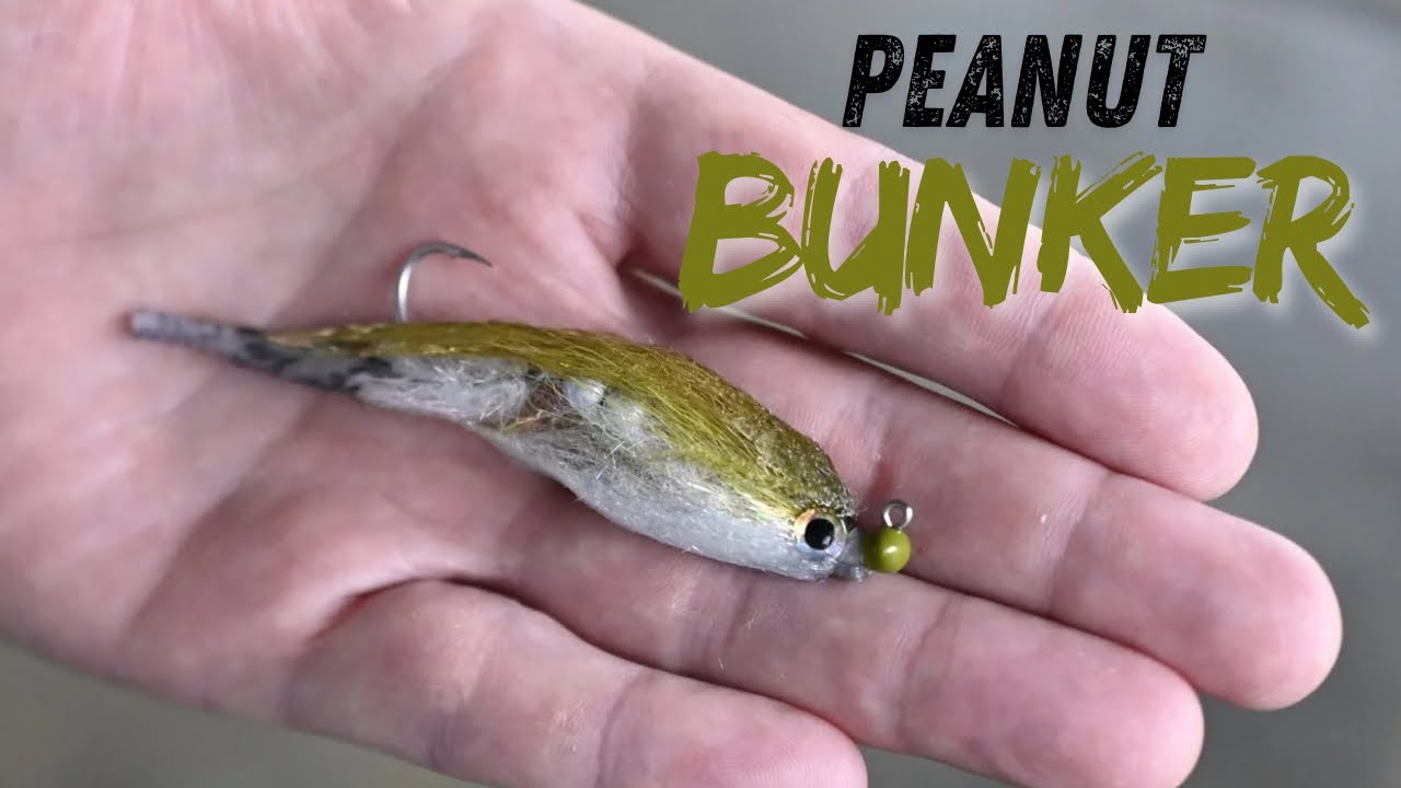 Peanut Bunker for Striped Bass- Fly Tying Tutorial