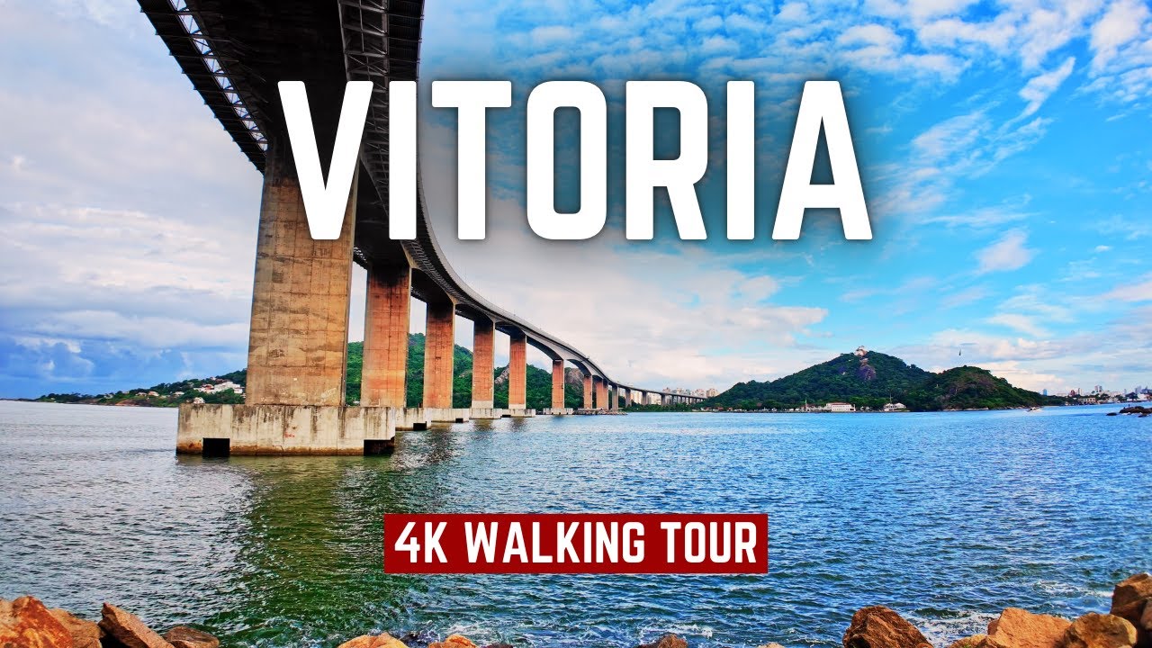 Vitória, Brazil🇧🇷 Explore the Island Capital with Stunning Beaches & Colonial Charm (4K UHD)