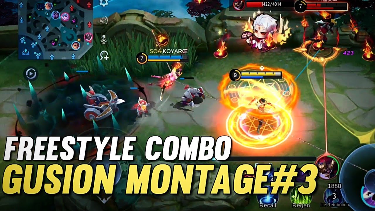 Gusion MONTAGE - freestyle / fasthand / new combo | mobilelegends