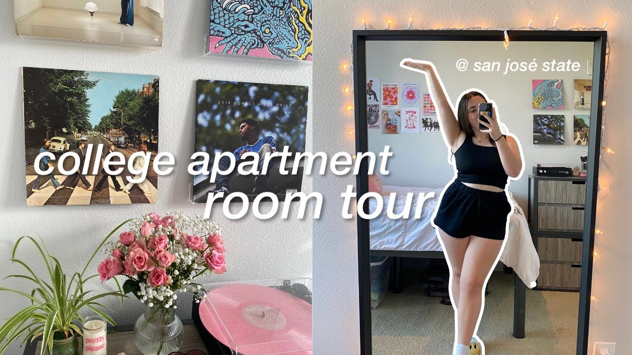 my college apartment room tour!! | san josé state university