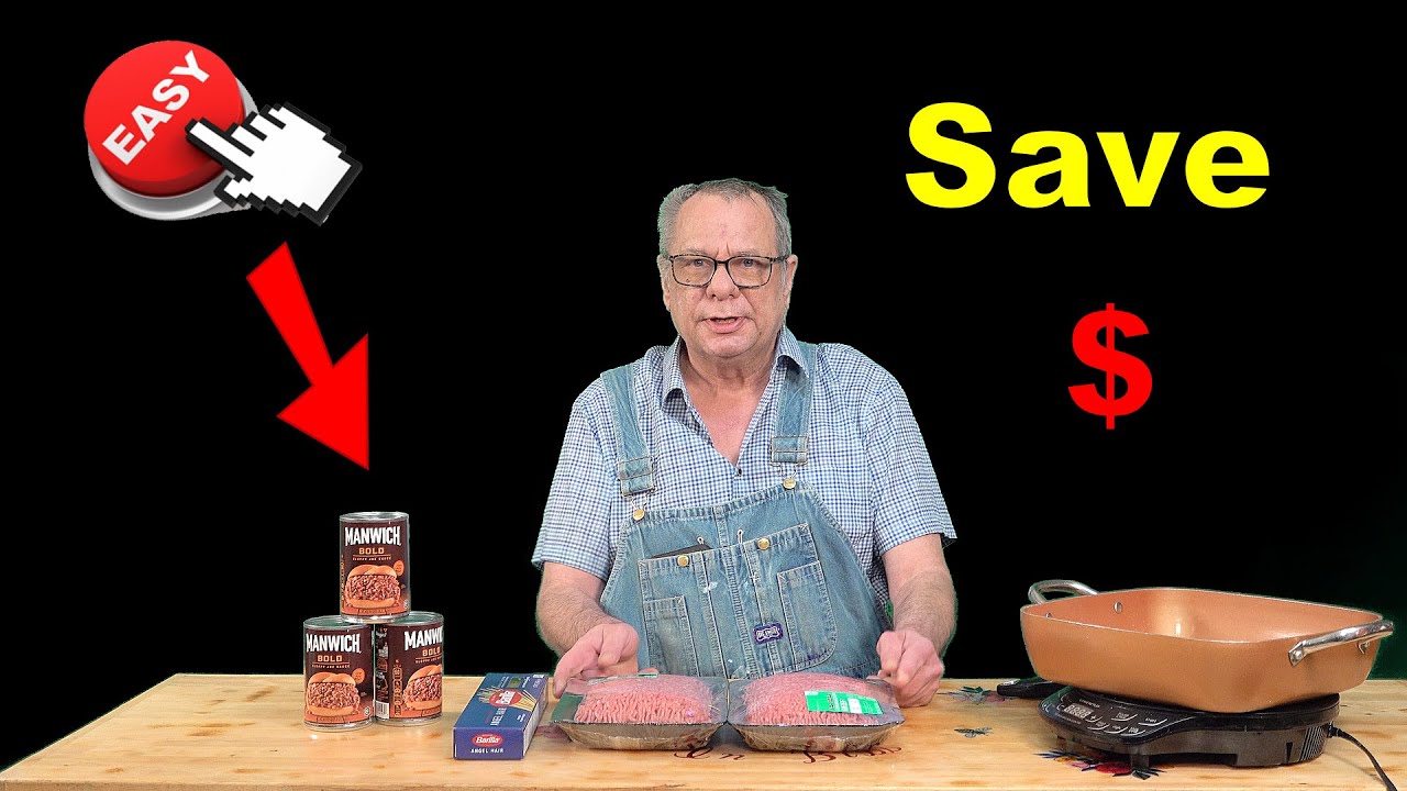 The $3.00 Survival Meal: Homemade Freeze Dried Sloppy Joe Spaghetti Ep452