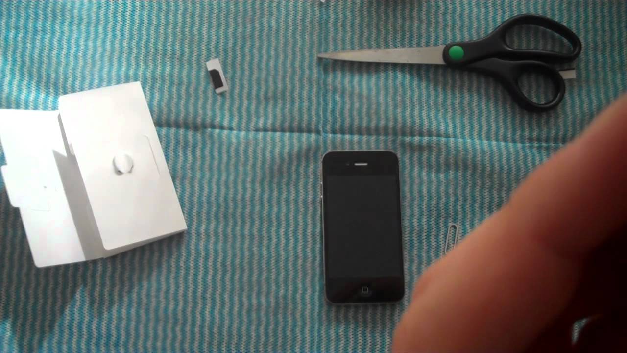 iPhone 4S Einrichten und SIM Karte installieren - felixba94