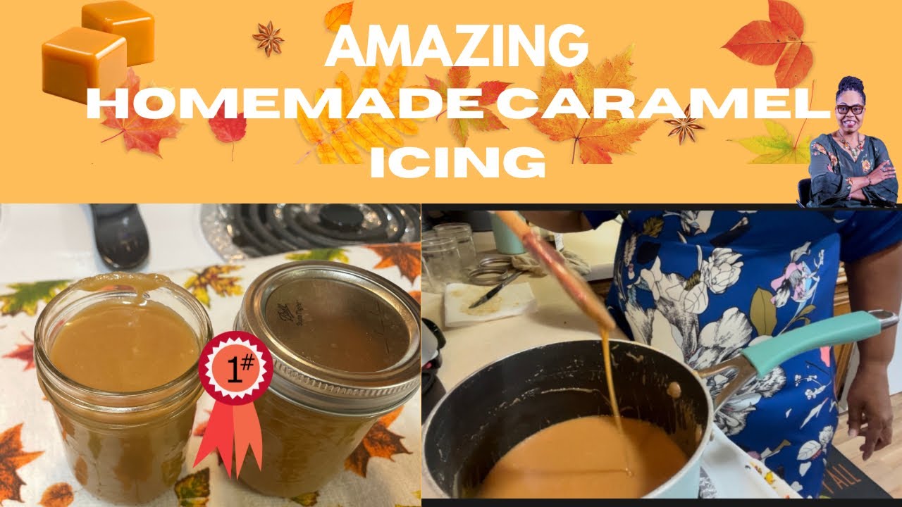 HOMEMADE CARAMEL ICING #amazing #homemade #diy #baking #yummyrecipe #cake