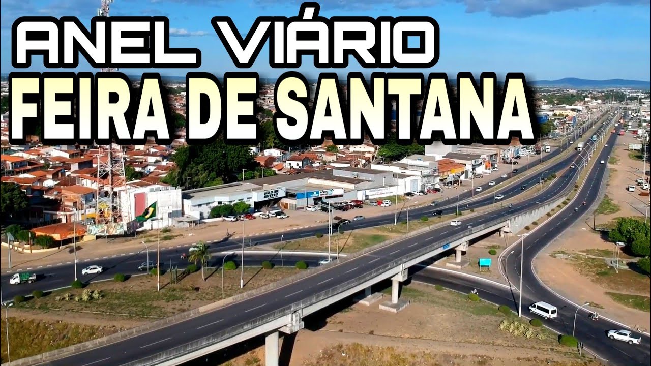 Imagens aéreas do anel viário de Feira de Santana-Bahia,