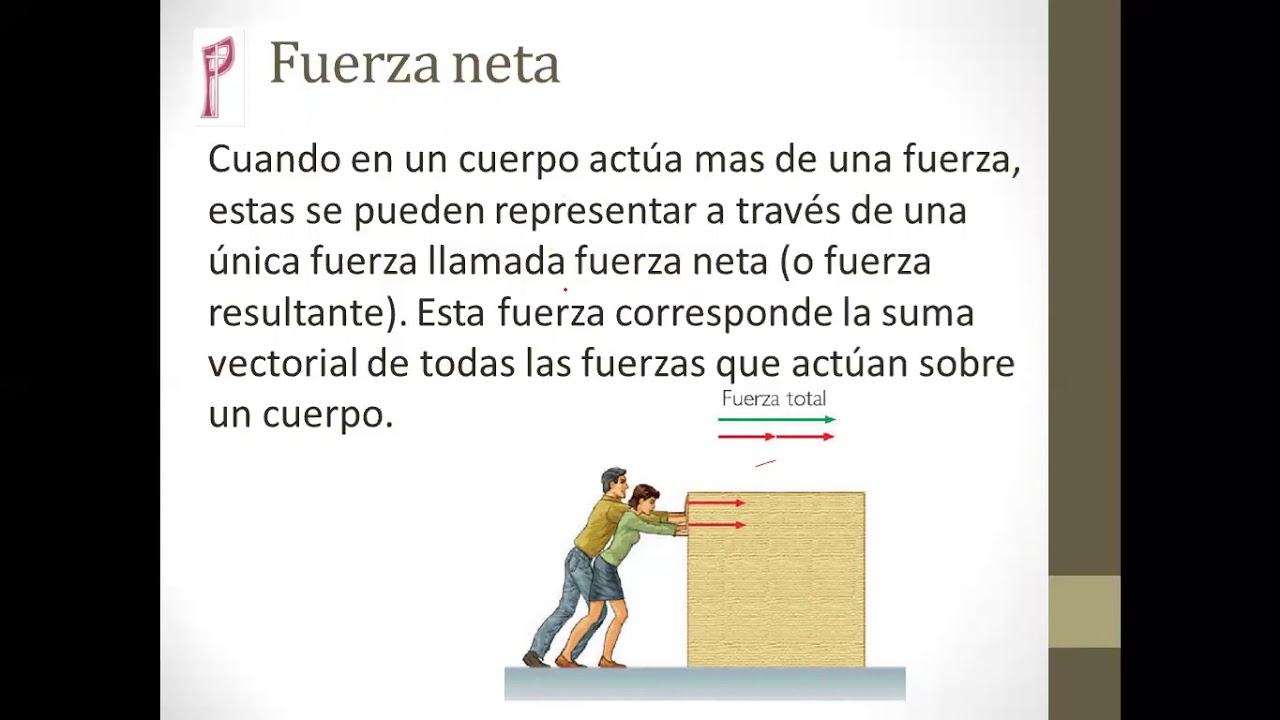 F&Iacute;SICA  7 B&aacute;sico : (fuerza neta)