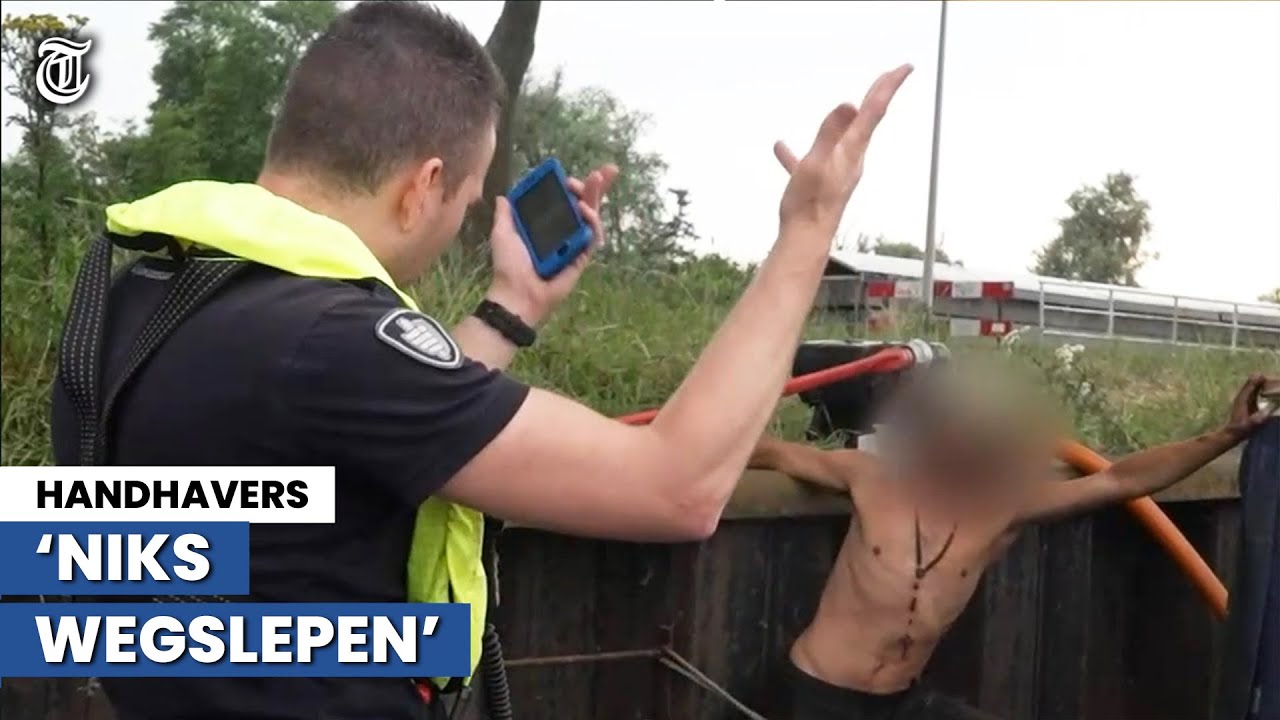Keiharde confrontatie tussen hulpdiensten en kamikaze-schipper