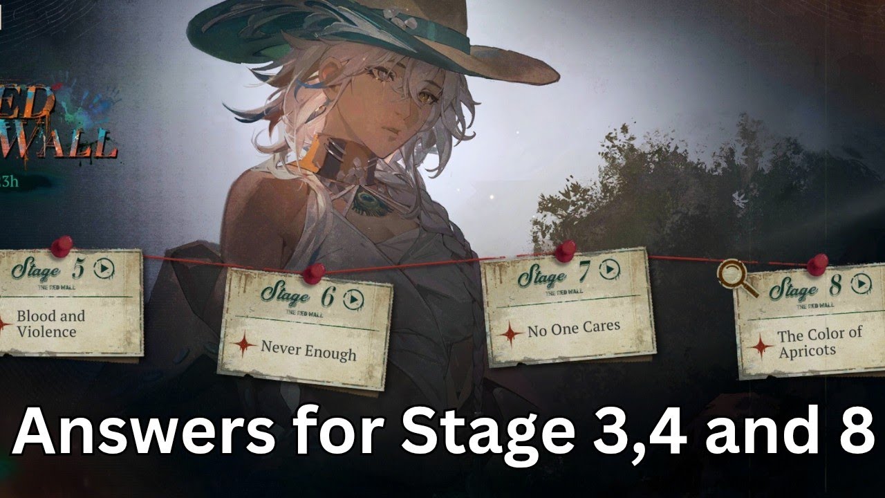 Answer for Stage 3, 4 and 8 Argus Story (The Red Wall) - Reverse 1999