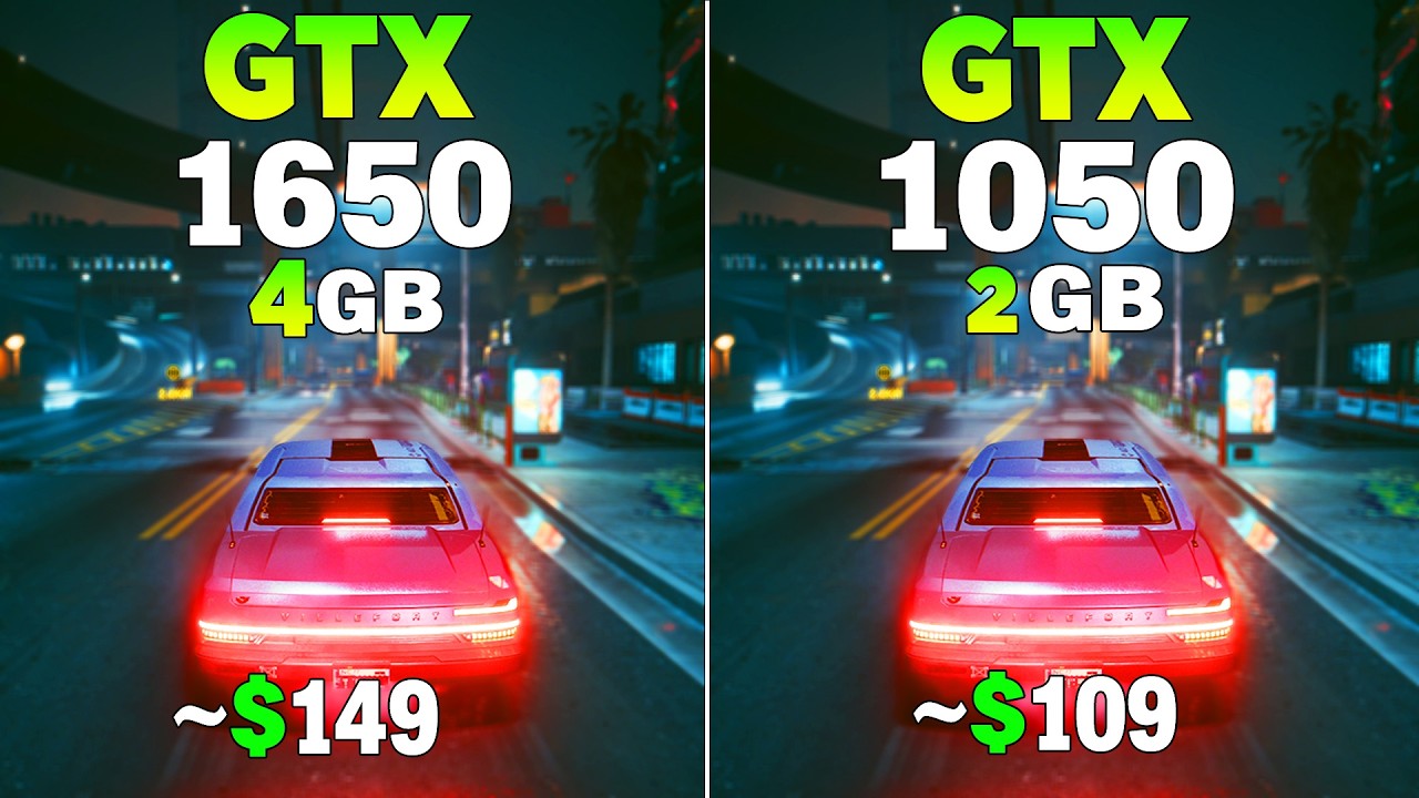 GTX 1050 Vs GTX 1650 - Test in 12 Games