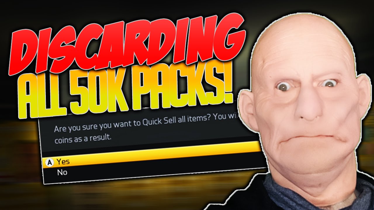 FIFA 15 | DISCARDING ALL 50K PACKS - OMG WHAT HAVE I DONE !!
