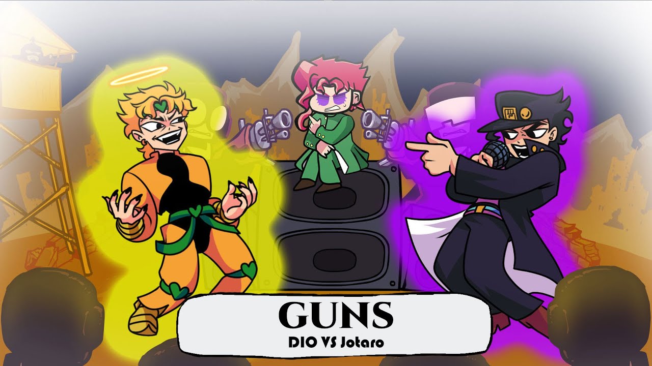 DIO and Jotaro sing Guns - Friday Night Funkin'